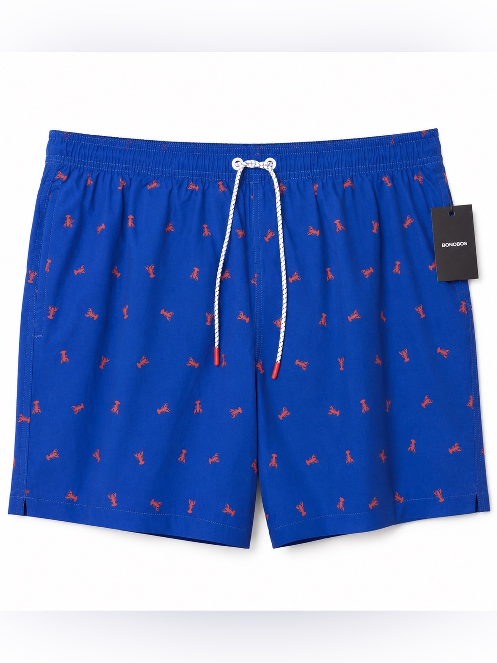 🆕 Bonobos Men’s XL Blue Lobster Print 7” Swim Trunks Lined